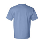 Bayside Unisex USA-Made Pocket T-Shirt - Carolina Blue - Back