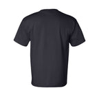 Bayside Unisex USA-Made Pocket T-Shirt - Navy - Back
