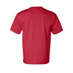 Bayside Unisex USA-Made Pocket T-Shirt - Red - Back