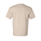 Bayside Unisex USA-Made Pocket T-Shirt - Sand - Back