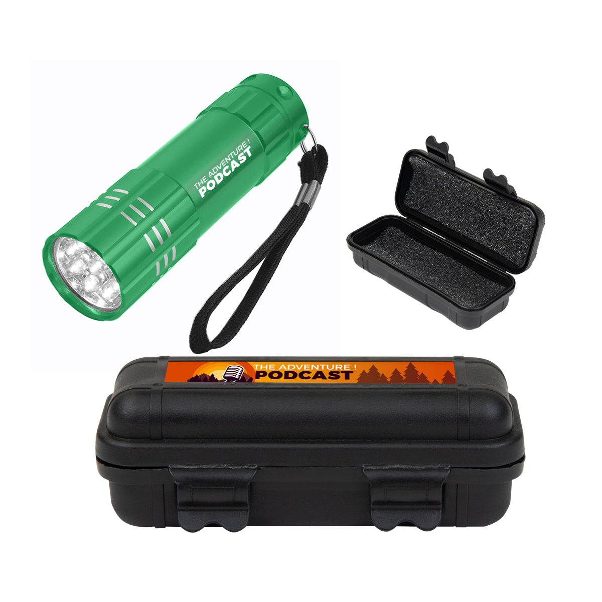 Be Adventurous Kit in a Hard Case - Green - Laser