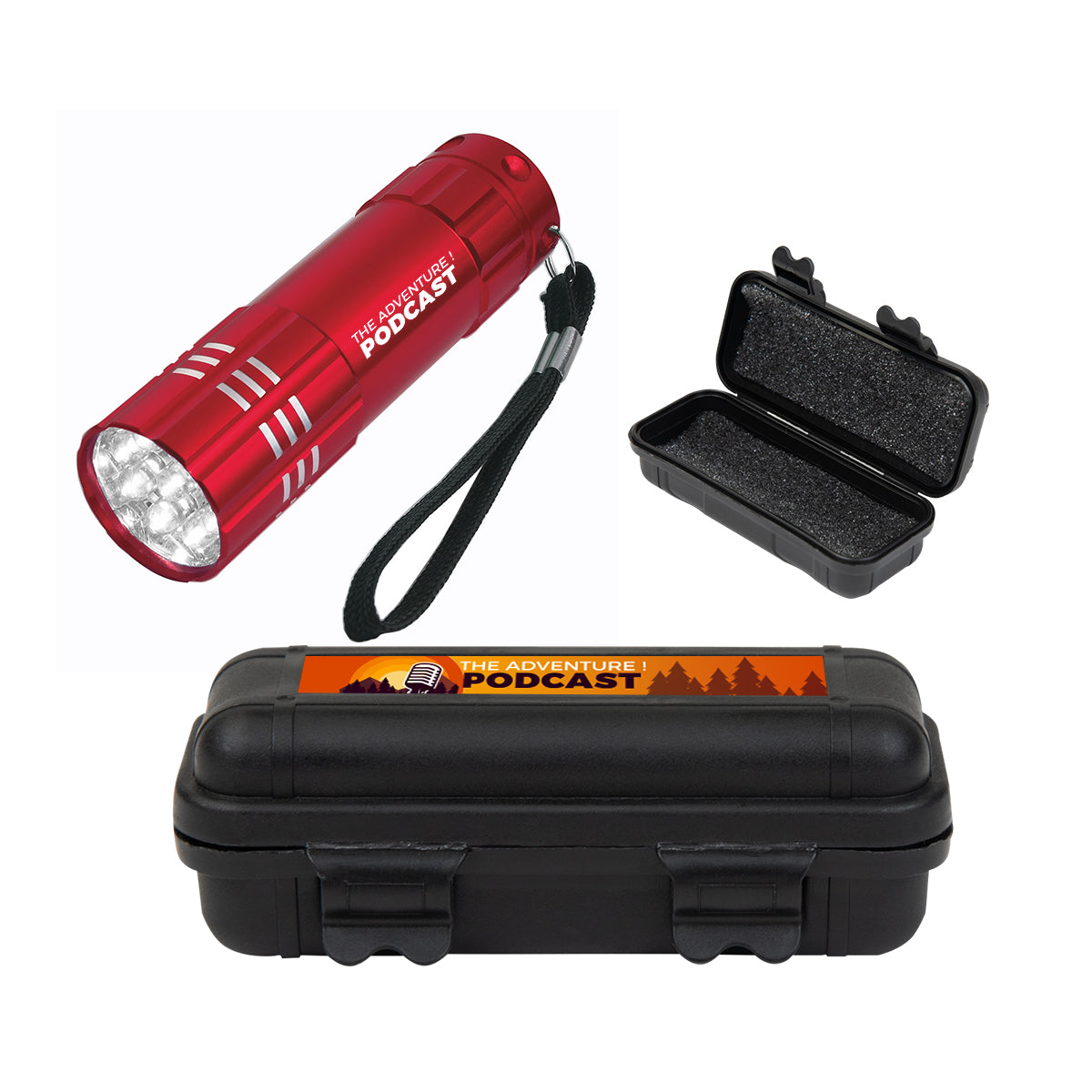 Be Adventurous Kit in a Hard Case - Red - Laser