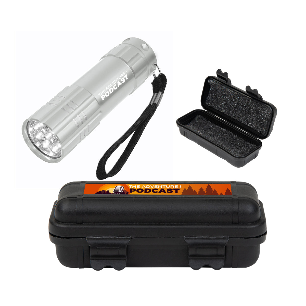 Be Adventurous Kit in a Hard Case - Silver - Laser