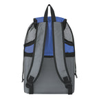 Beach Backpack with Built-In Cooler - Royal Blue - Back