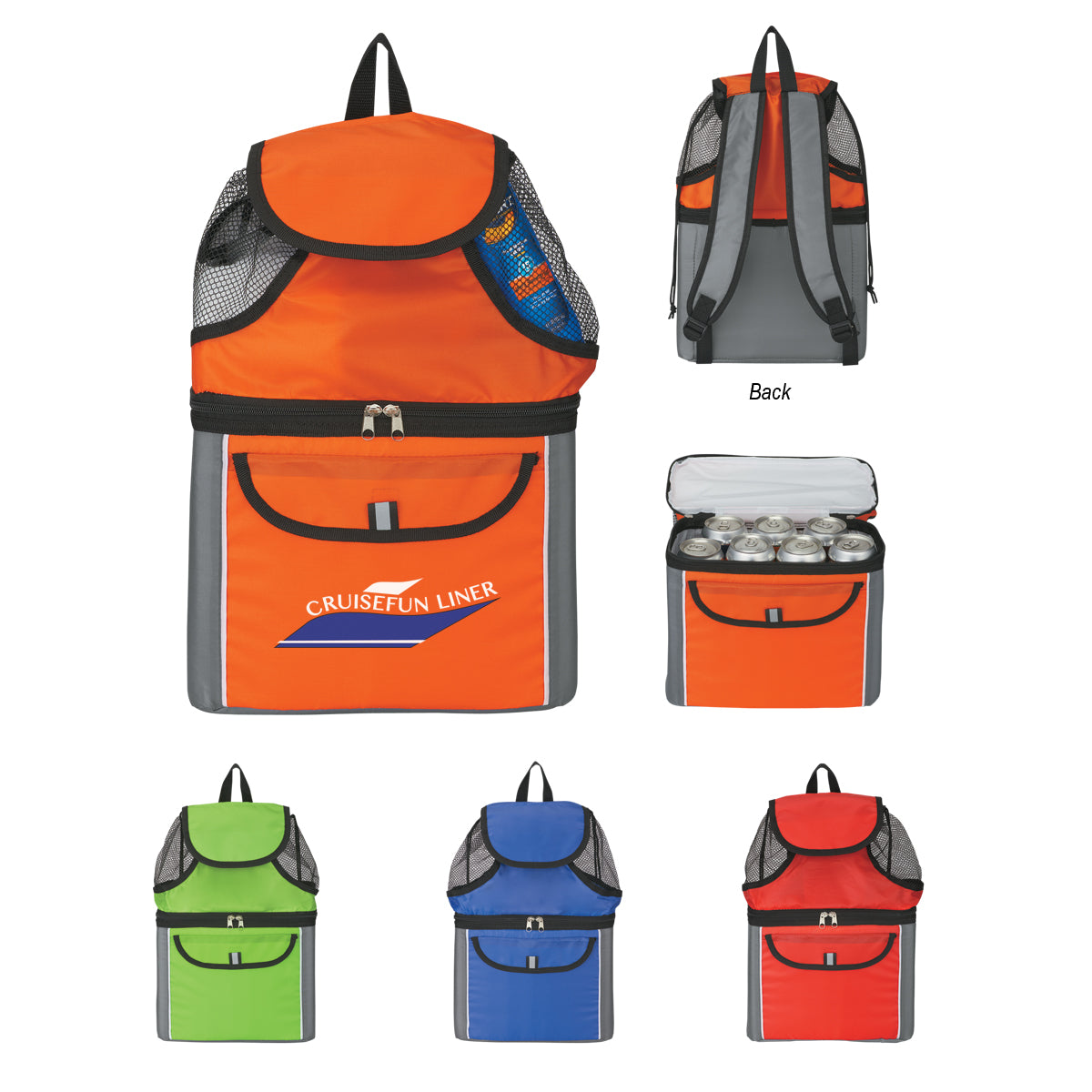 Beach Backpack with Built-In Cooler