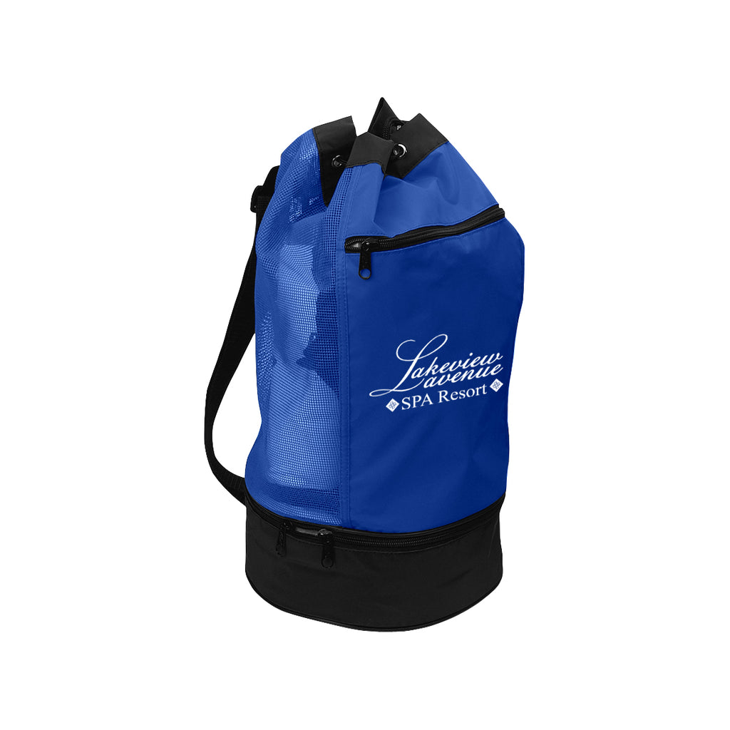 Beach Bag with a Cooler Compartment - Silk Screen