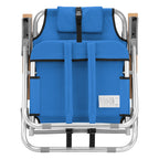 Beach Chair, Portable - Royal Blue - Closed