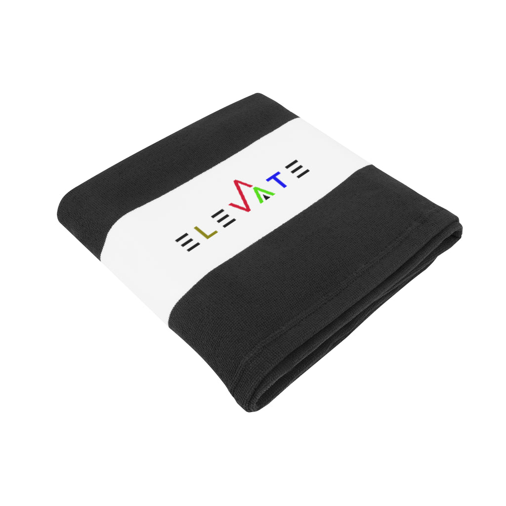 Beach Towel in Microfiber - Black - Colorbrite