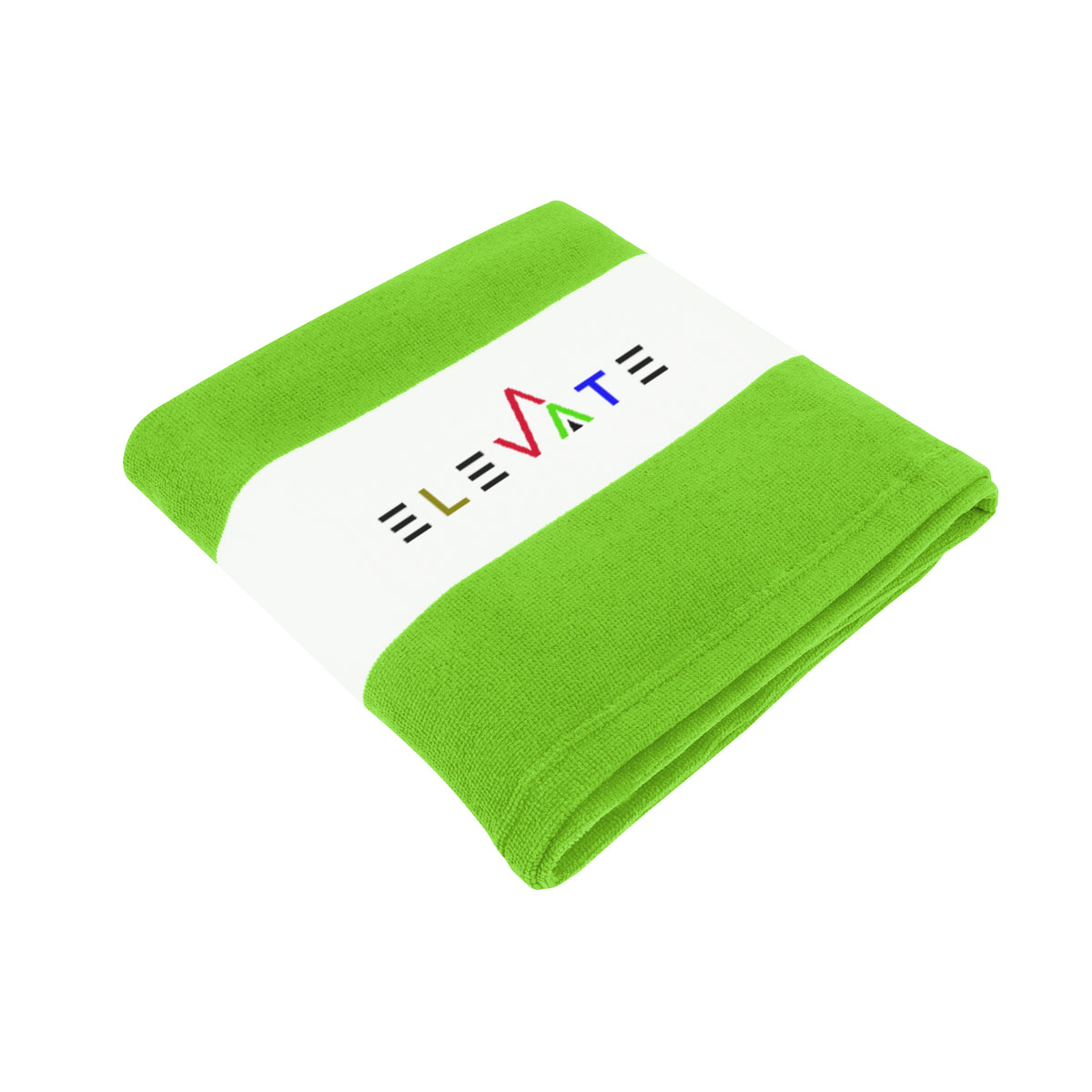 Beach Towel in Microfiber - Green - Colorbrite