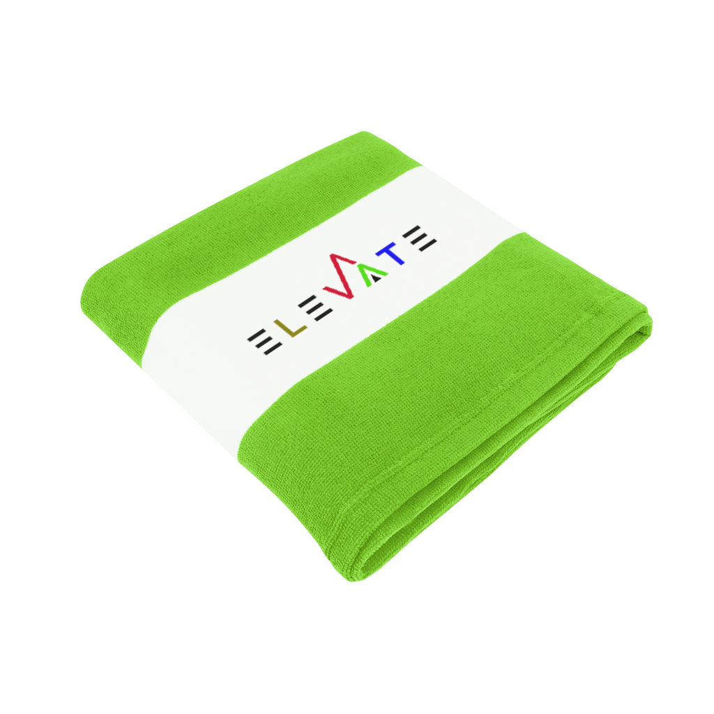 Beach Towel in Microfiber - Green - Colorbrite