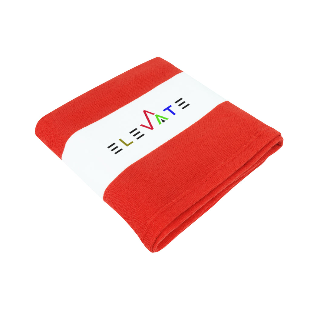 Beach Towel in Microfiber - Red - Colorbrite