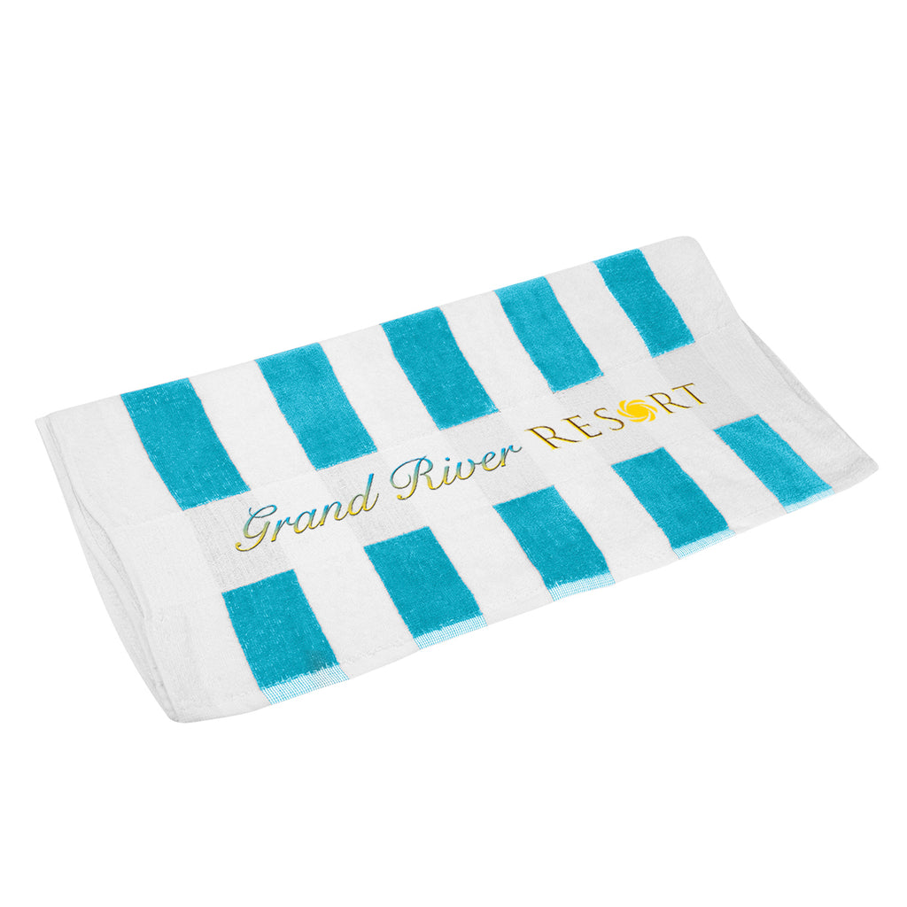 Beach Towel, Seaside - Blue - Colorbrite