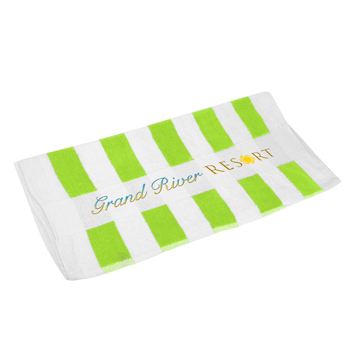 Beach Towel, Seaside - Green - Colorbrite