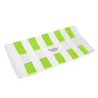Beach Towel, Seaside - Green - Embroidery