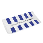 Beach Towel, Seaside - Navy - Silk Screen
