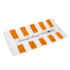 Beach Towel, Seaside - Orange - Silk Screen