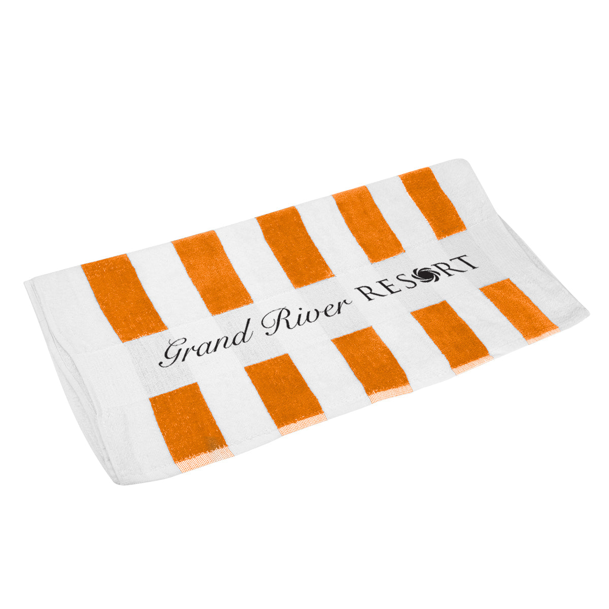 Beach Towel, Seaside - Orange - Silk Screen