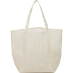 Beacon Recycled All Purpose Tote with Linen Look Full Color - Natural - Back