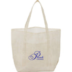 Beacon Recycled All Purpose Tote with Linen Look Full Color - Natural - Front