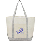 Beacon Recycled All Purpose Tote with Linen Look - Gray - Front