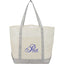Beacon Recycled All Purpose Tote with Linen Look - Gray - Front