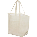 Beacon Recycled All Purpose Tote with Linen Look - Natural - Left Angle