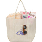 Beacon Recycled All Purpose Tote with Linen Look - Natural - Propped
