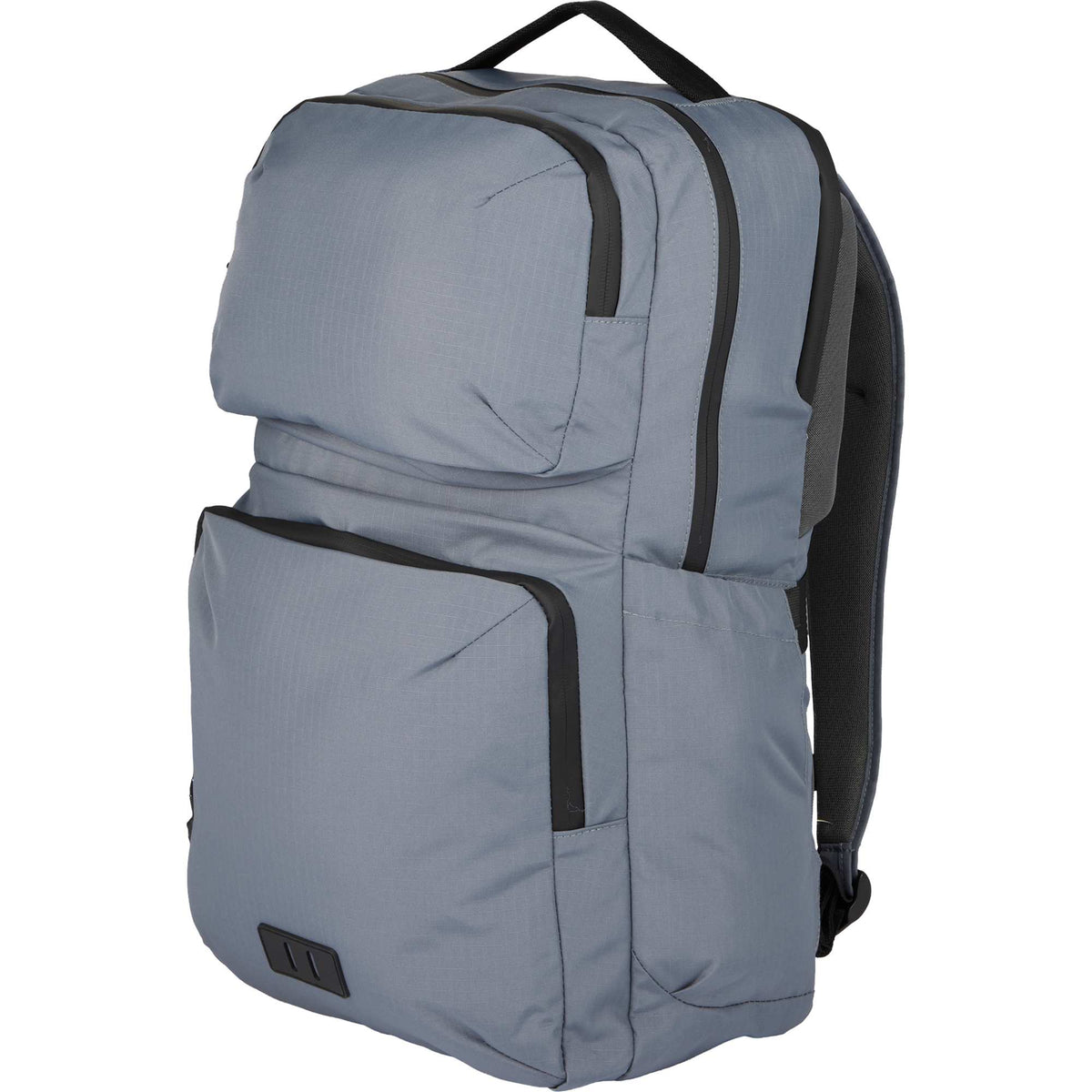 Beacon Ripstop Laptop Backpack in Recycled PET, 15 Inch - Gray - Left Angle