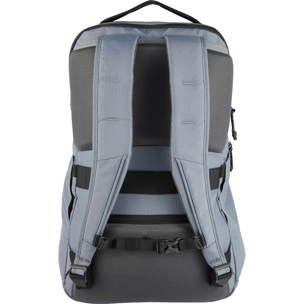 Beacon Ripstop Laptop Backpack in Recycled PET, 15 Inch Transfer - Gray - Back