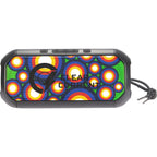 Beat Block Party Speaker with LED Lights, 20W Full Color - Black - Front