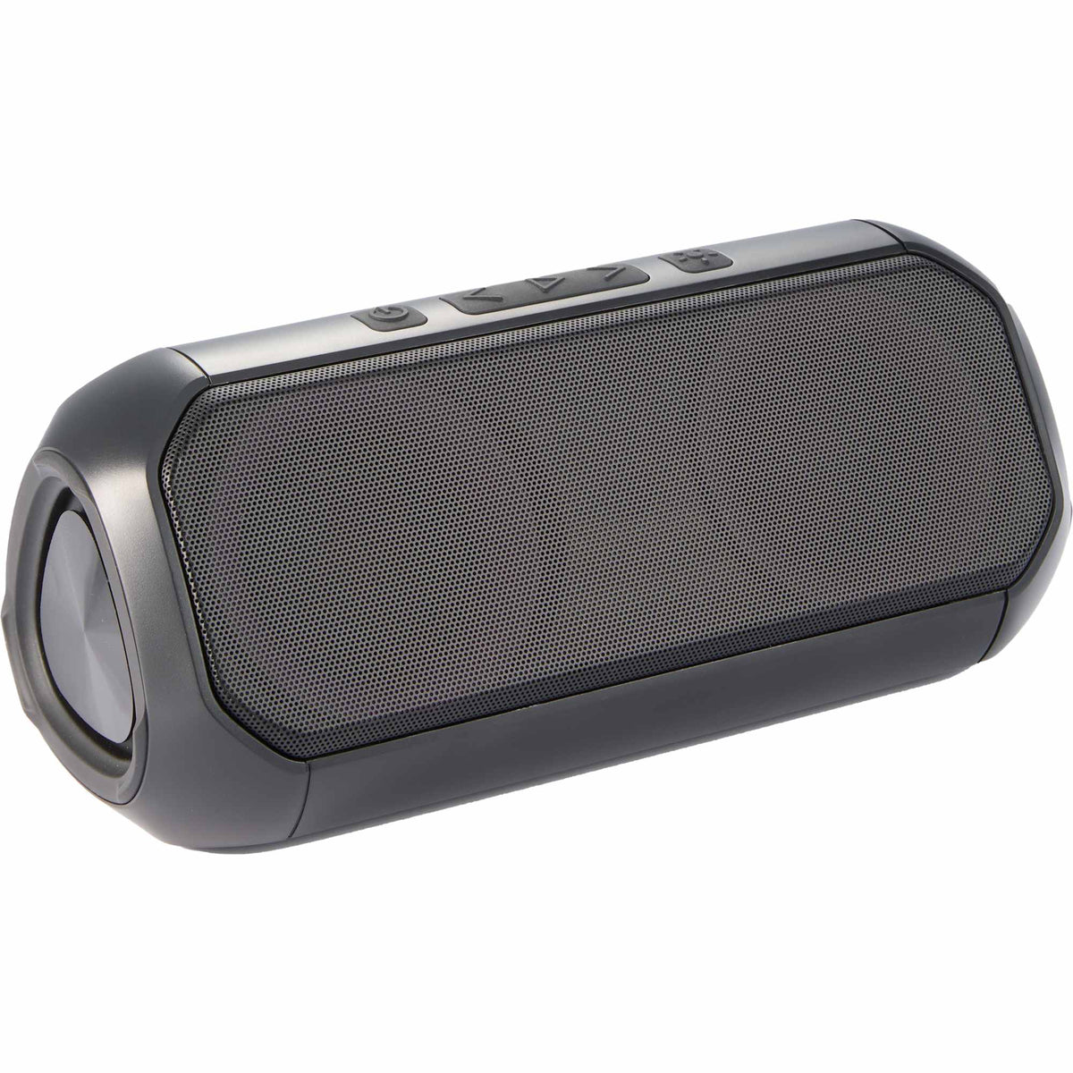 Beat Block Party Speaker with LED Lights, 20W Full Color - Black - Right Angle