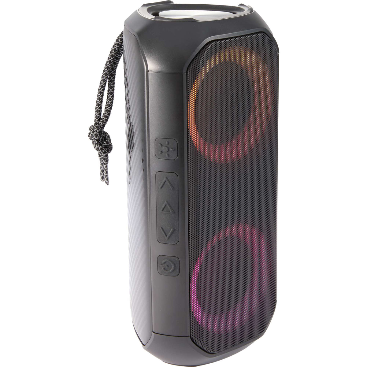 Beat Block Party Speaker with LED Lights, 20W Full Color - Black - Stand 3