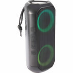 Beat Block Party Speaker with LED Lights, 20W Full Color - Black - Stand