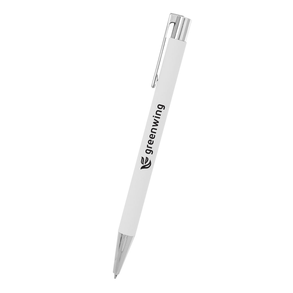 Beatrix Pen with Your Logo - White - Silk Screen