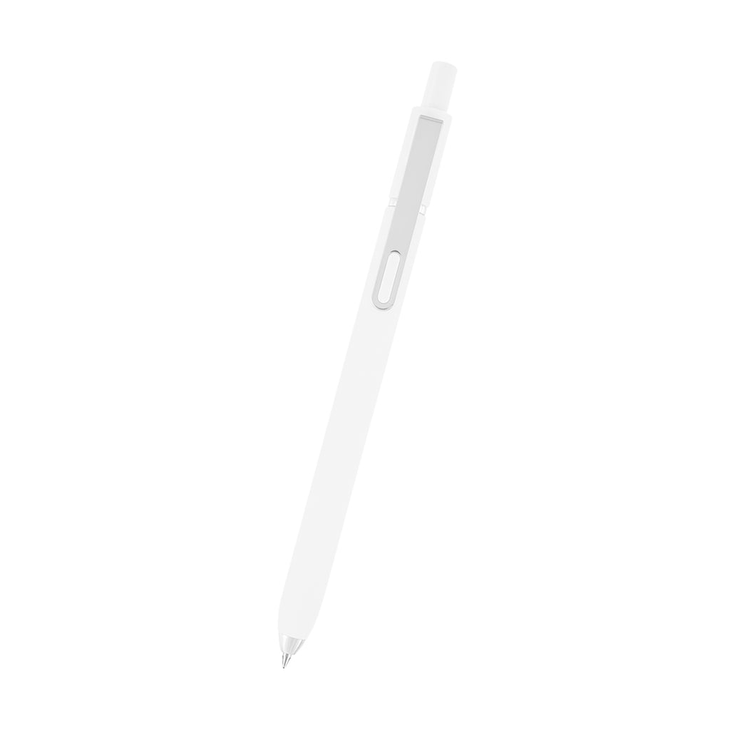Beck Gel Pen in Recycled ABS - White - Front