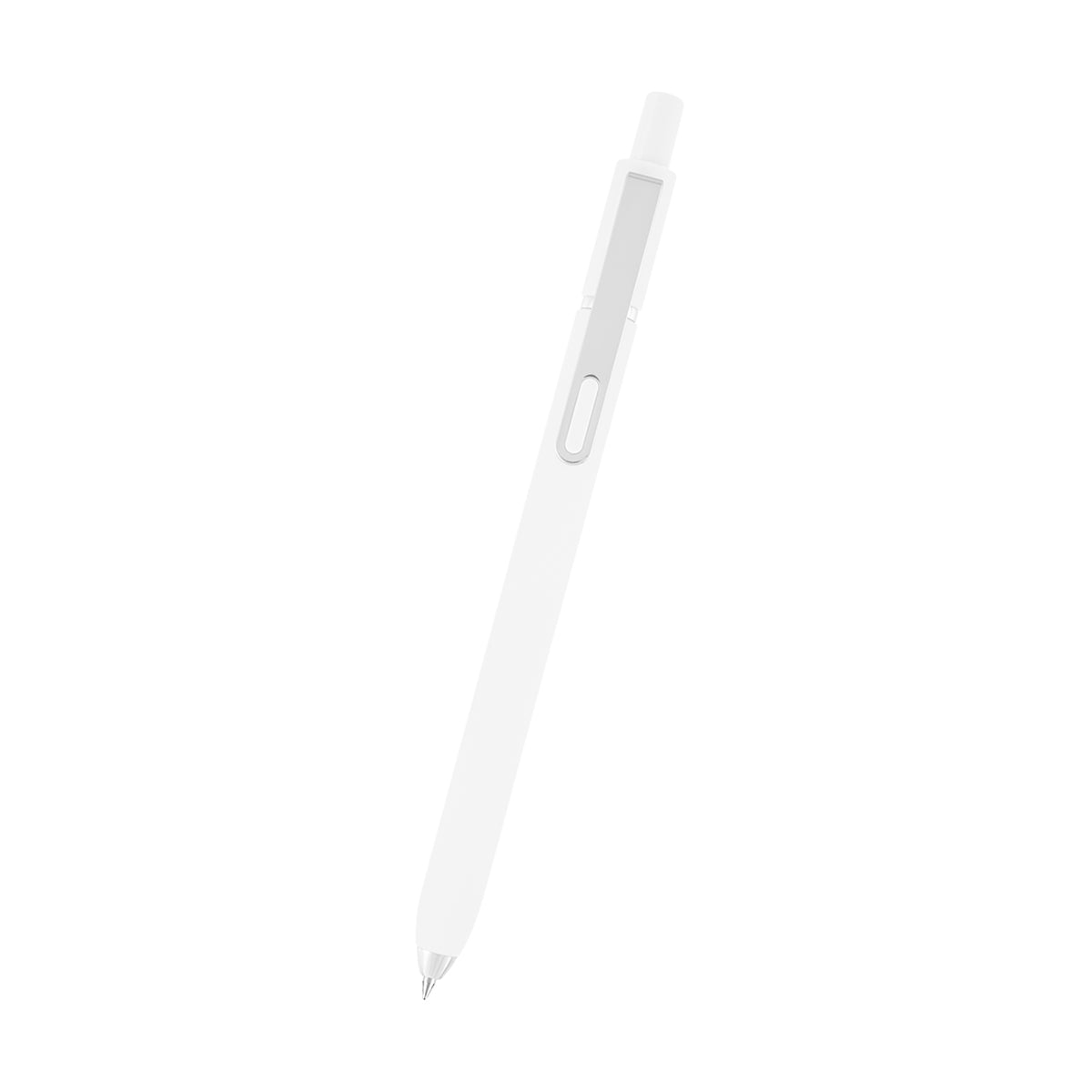 Beck Gel Pen in Recycled ABS - White - Front