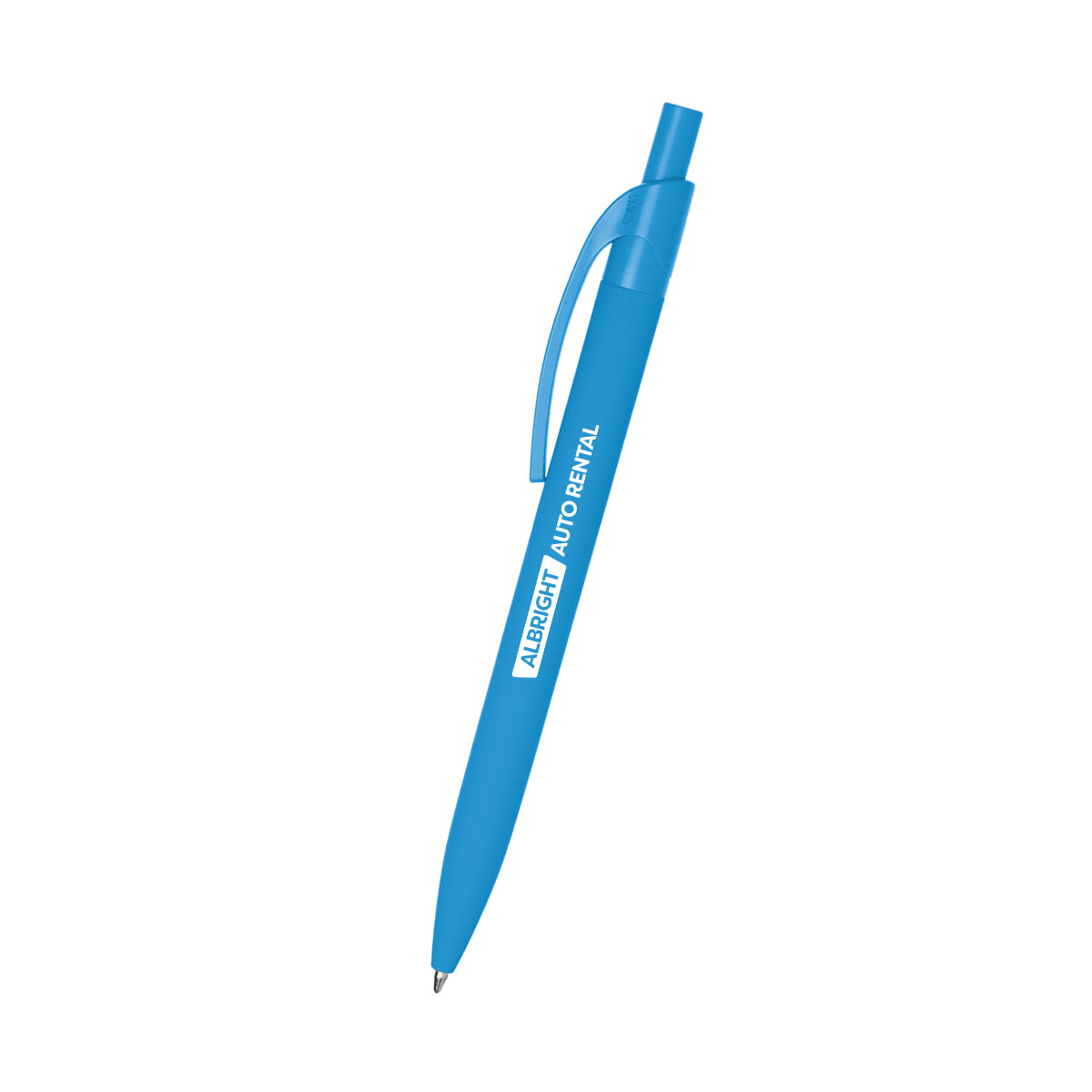 Beckett Pen in Recycled Aluminum - Light Blue - Silk Screen