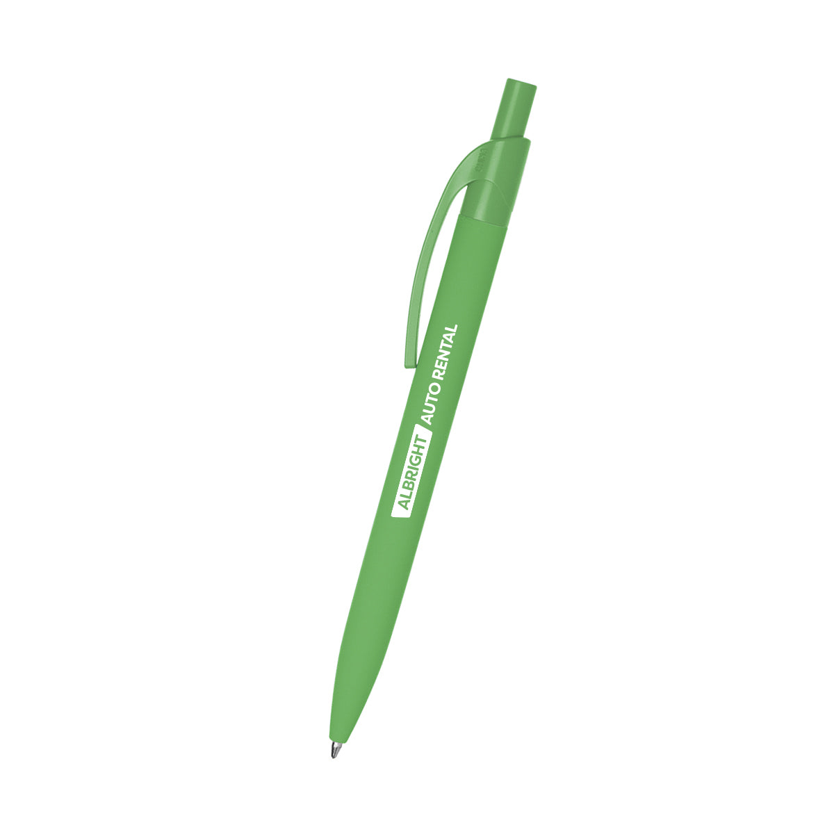 Beckett Pen in Recycled Aluminum - Light Green - Silk Screen