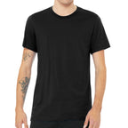 Bella+Canvas Jersey Tee, Unisex Short Sleeve - Black