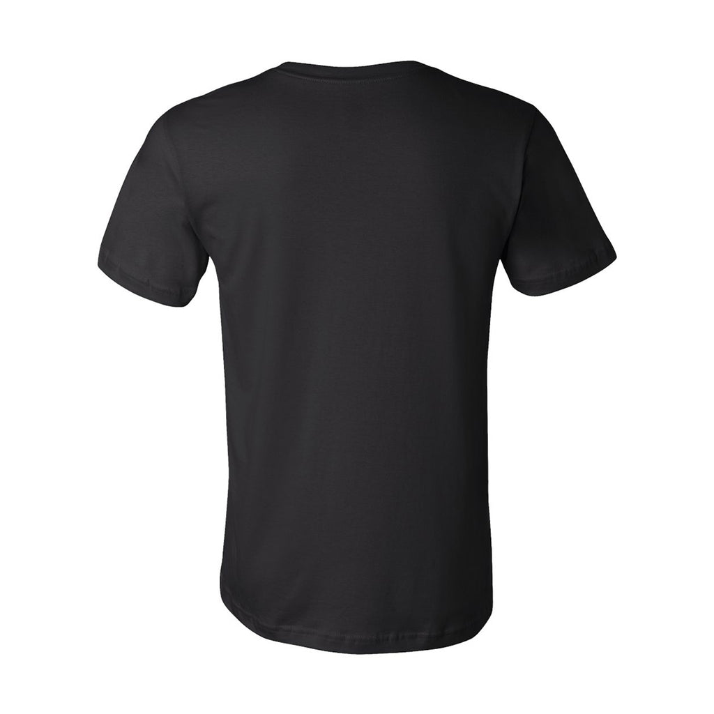 Bella+Canvas Jersey Tee, Unisex Short Sleeve - Black - Back