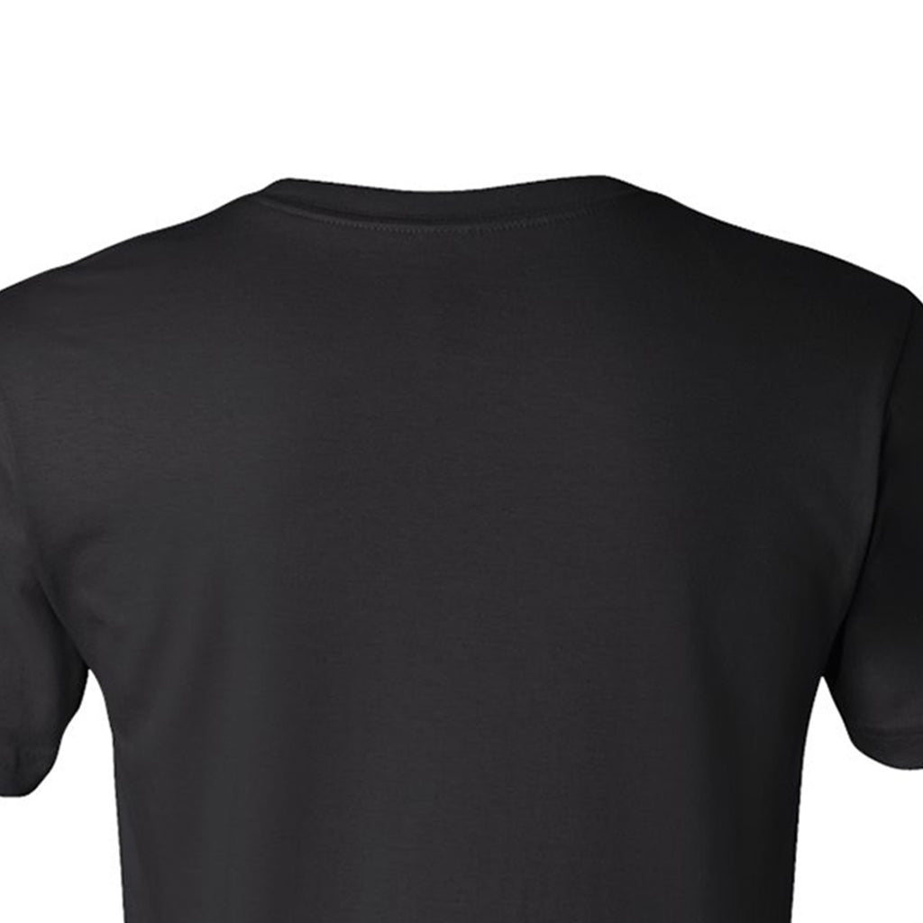 Bella+Canvas Jersey Tee, Unisex Short Sleeve - Black - Backyoke