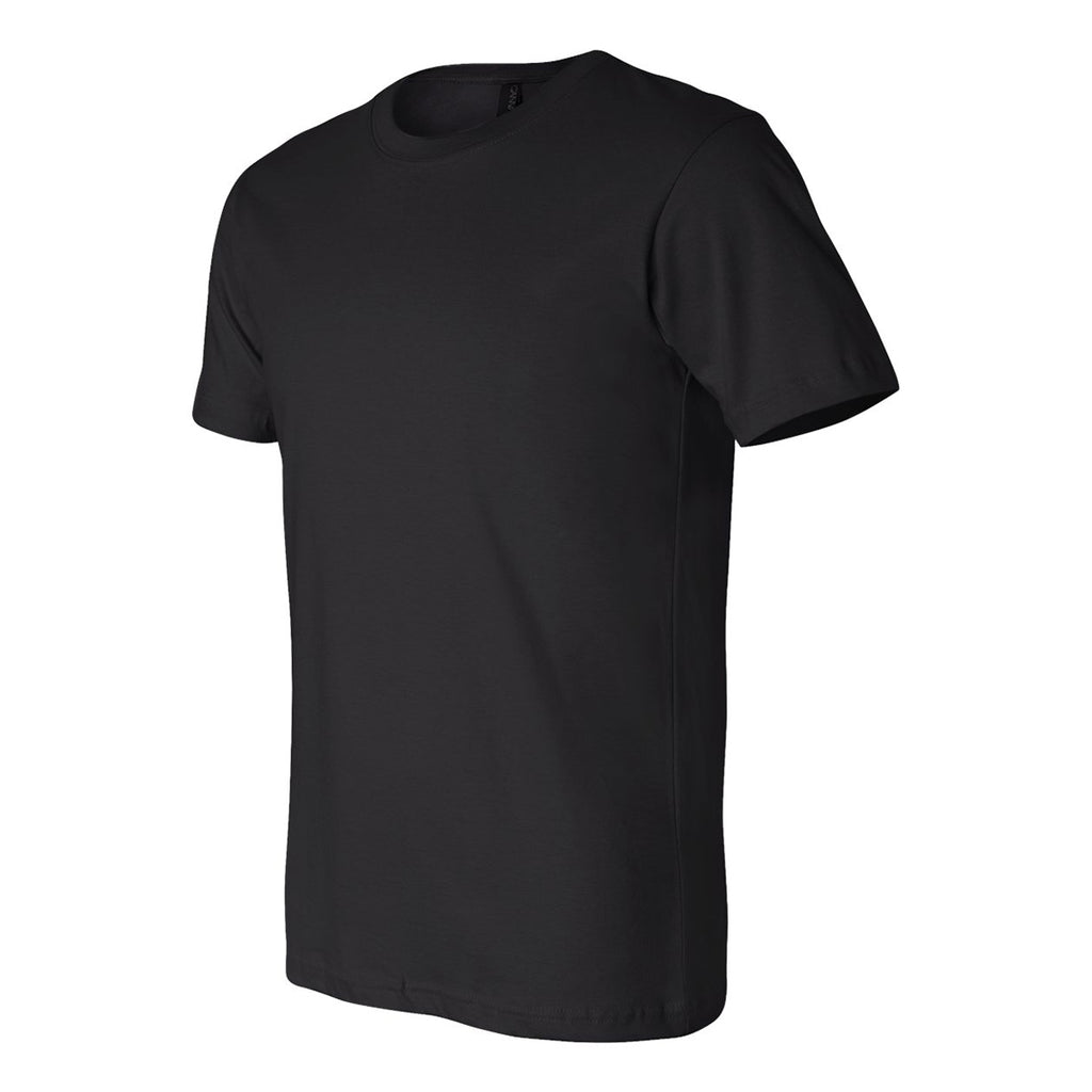 Bella+Canvas Jersey Tee, Unisex Short Sleeve - Black - Sleeve