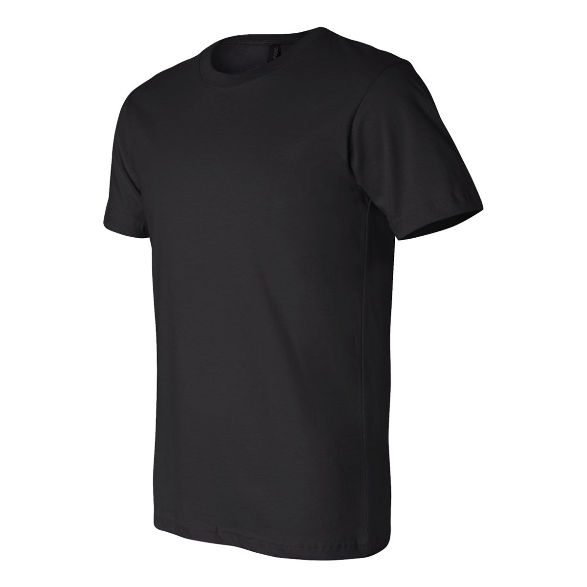 Bella+Canvas Jersey Tee, Unisex Short Sleeve - Black - Sleeve