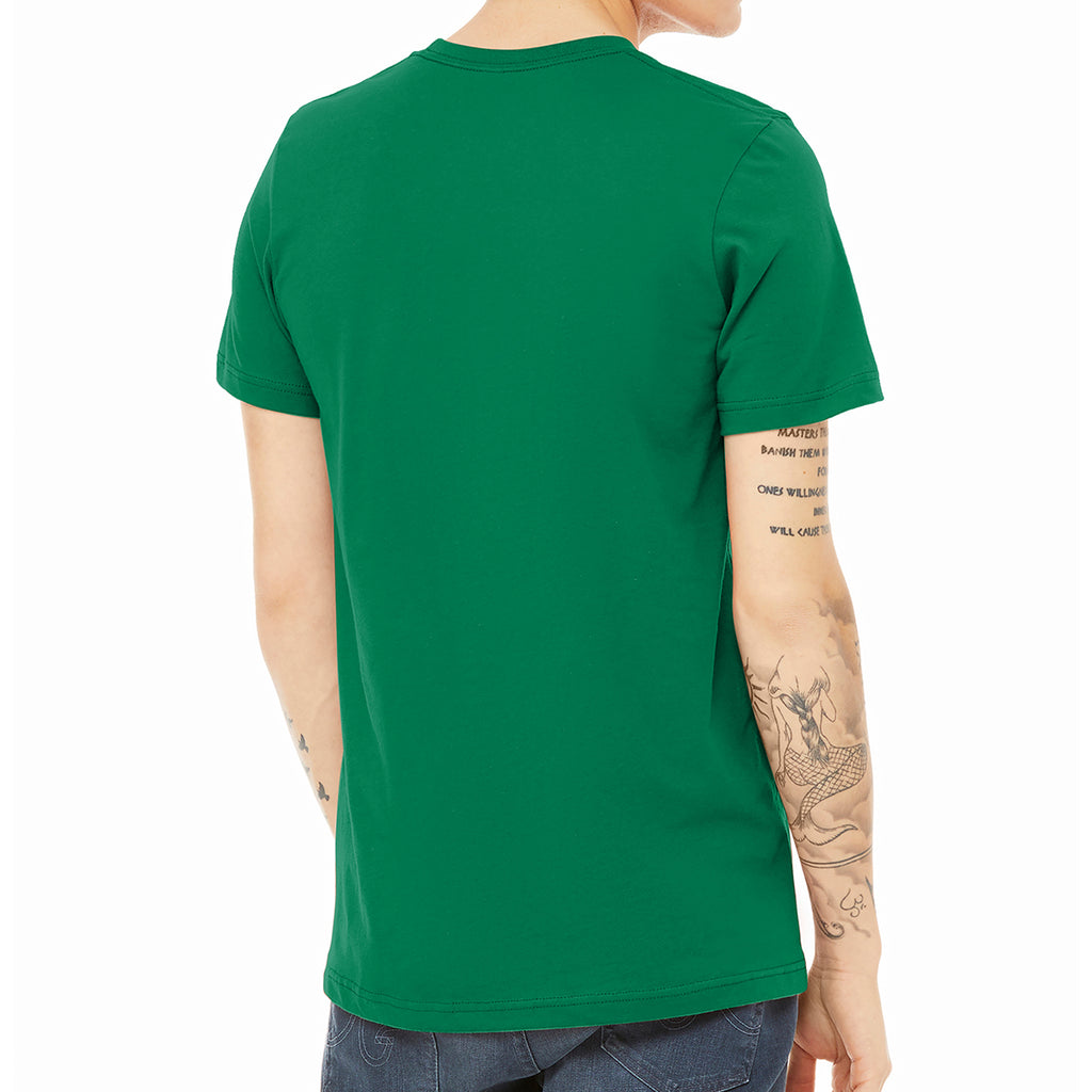 Bella+Canvas Jersey Tee, Unisex Short Sleeve - Kelly Green - BACK