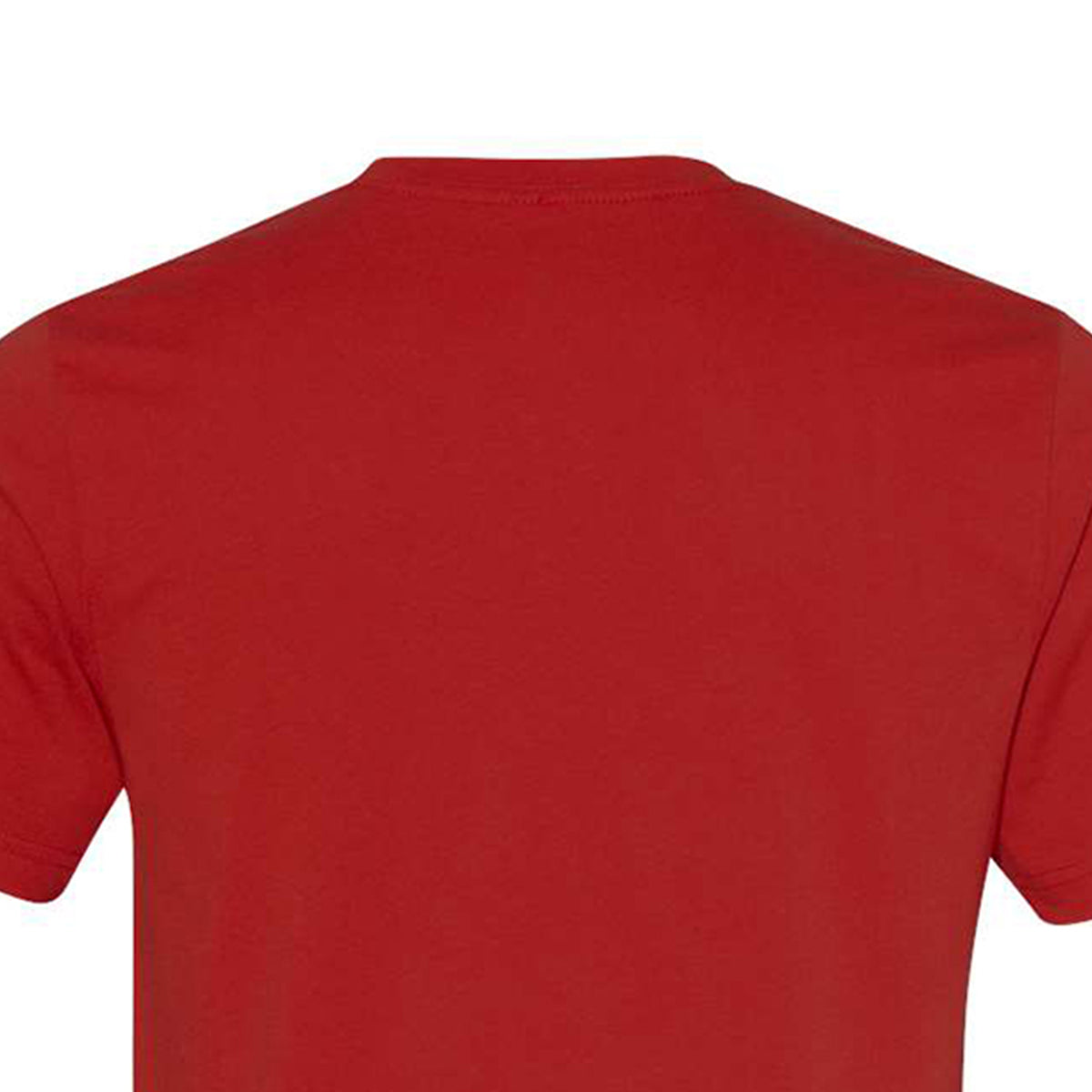 Bella+Canvas Jersey Tee, Unisex Short Sleeve - Red - Backyoke