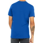 Bella+Canvas Jersey Tee, Unisex Short Sleeve - True Royal - BACK