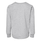 BELLA + CANVAS Toddler Jersey Long Sleeve Tee - Athletic Heather - Back