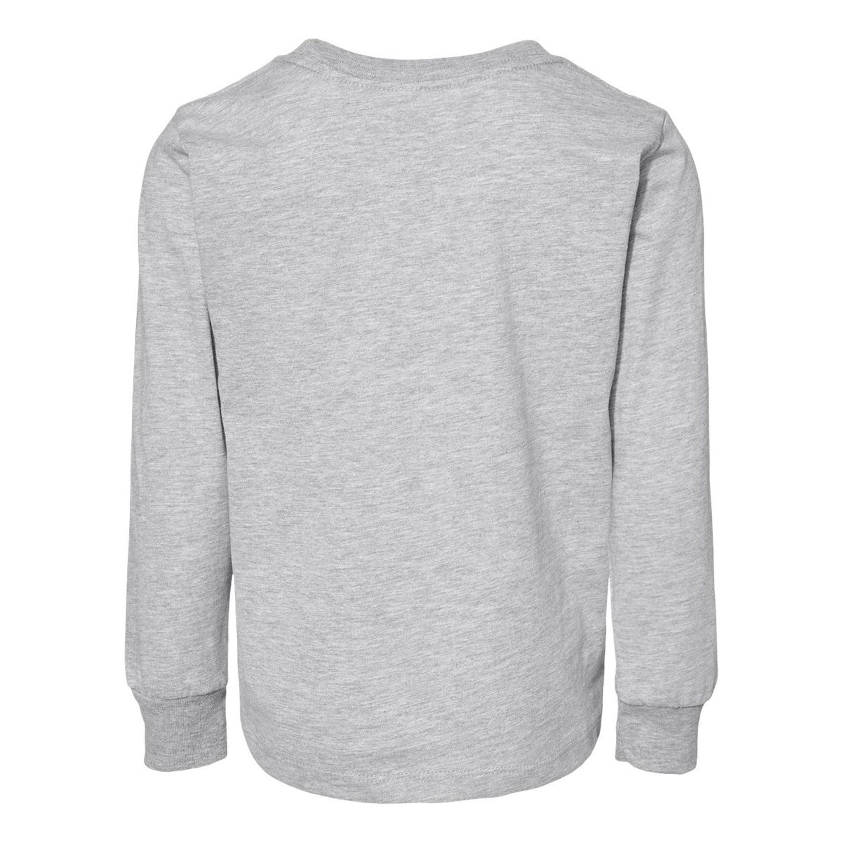BELLA + CANVAS Toddler Jersey Long Sleeve Tee - Athletic Heather - Back