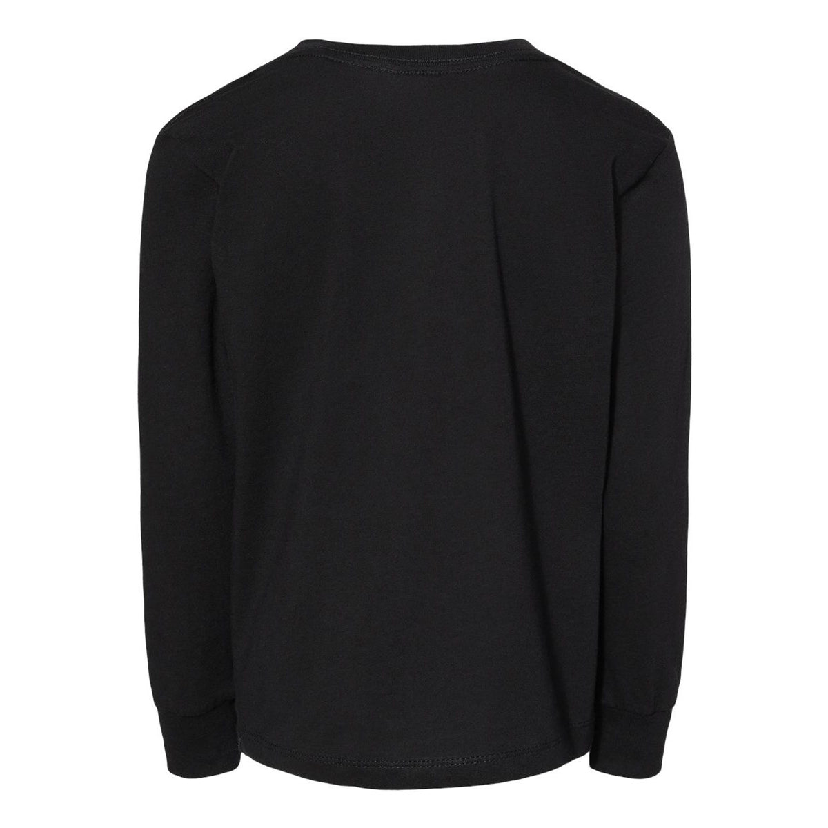 BELLA + CANVAS Toddler Jersey Long Sleeve Tee - Black - Back