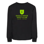 BELLA + CANVAS Toddler Jersey Long Sleeve Tee - Black - Front